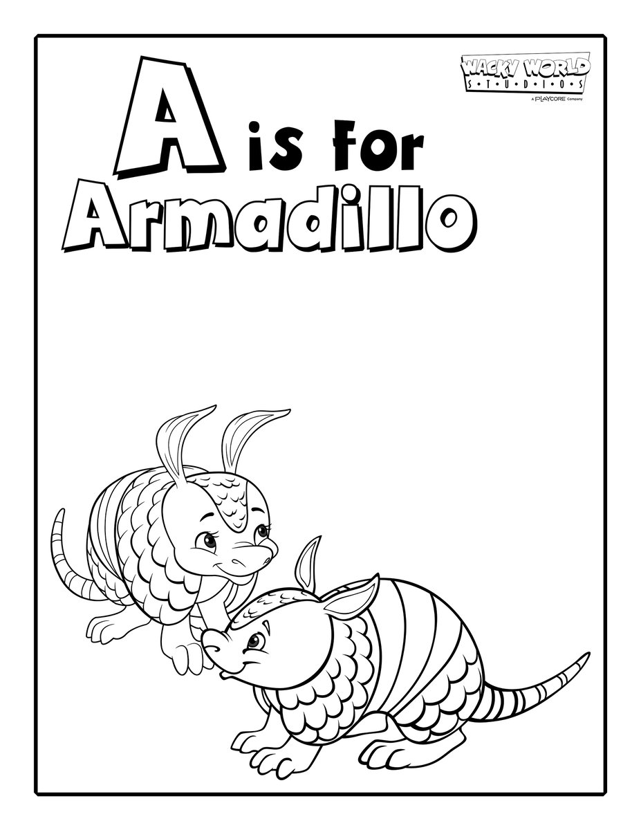 A is for Armadillo