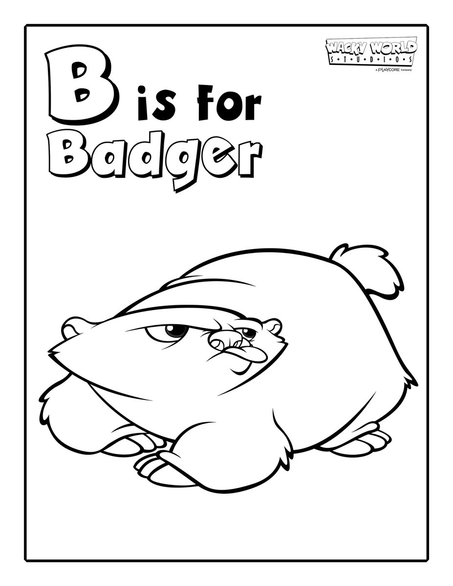 B is for Badger