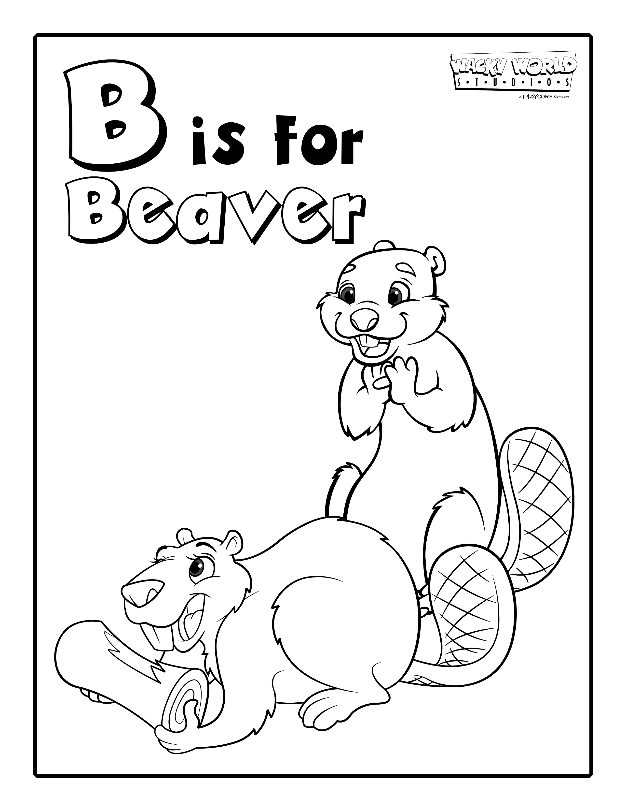 B is for Beaver