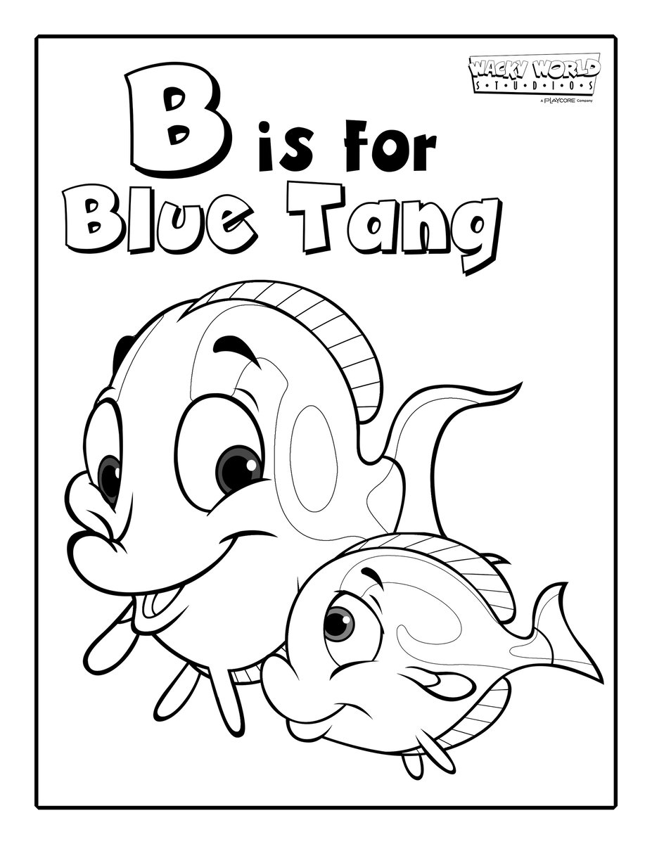 B is for Blue Tang