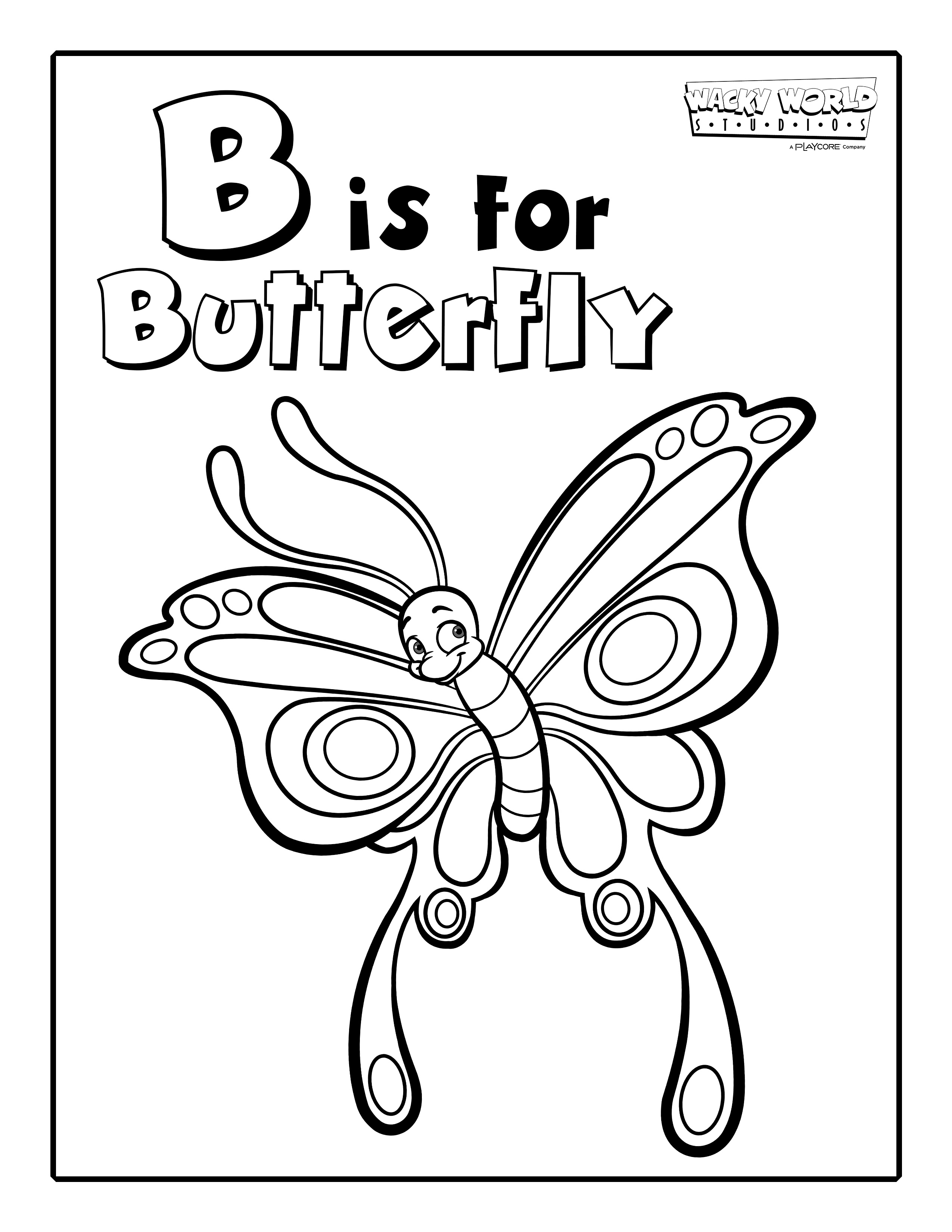 B is for Butterfly