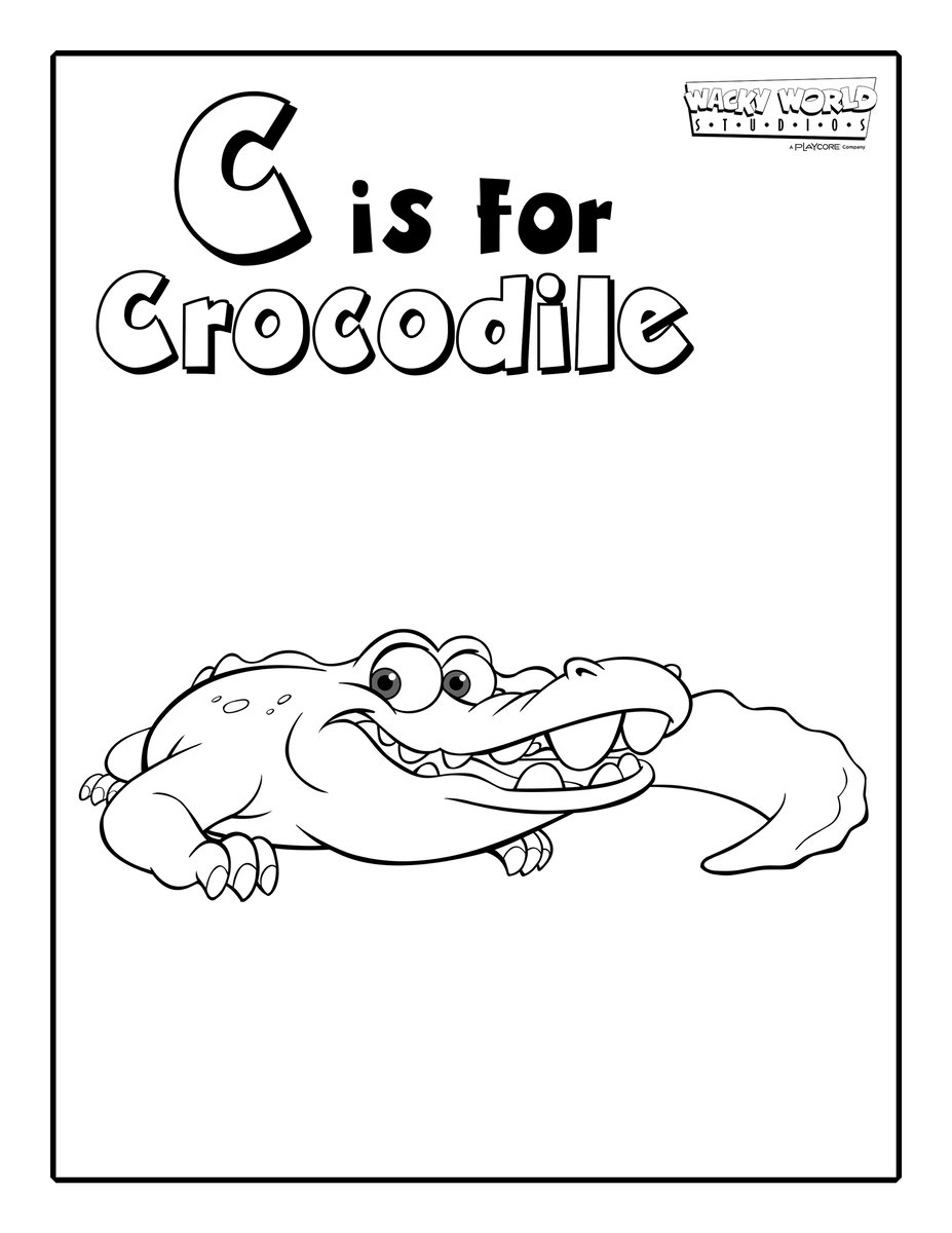 C is for Crocodile