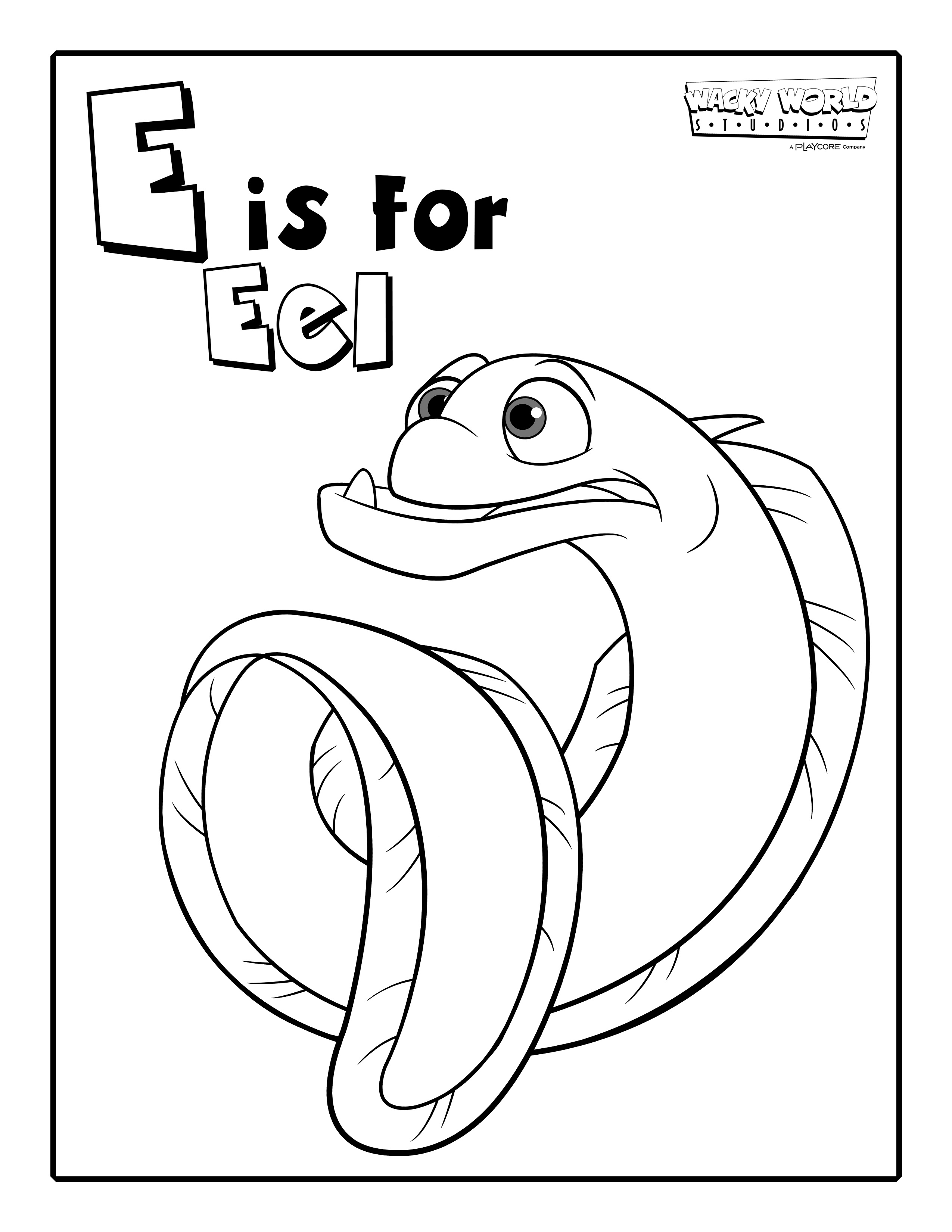 E is for Eel