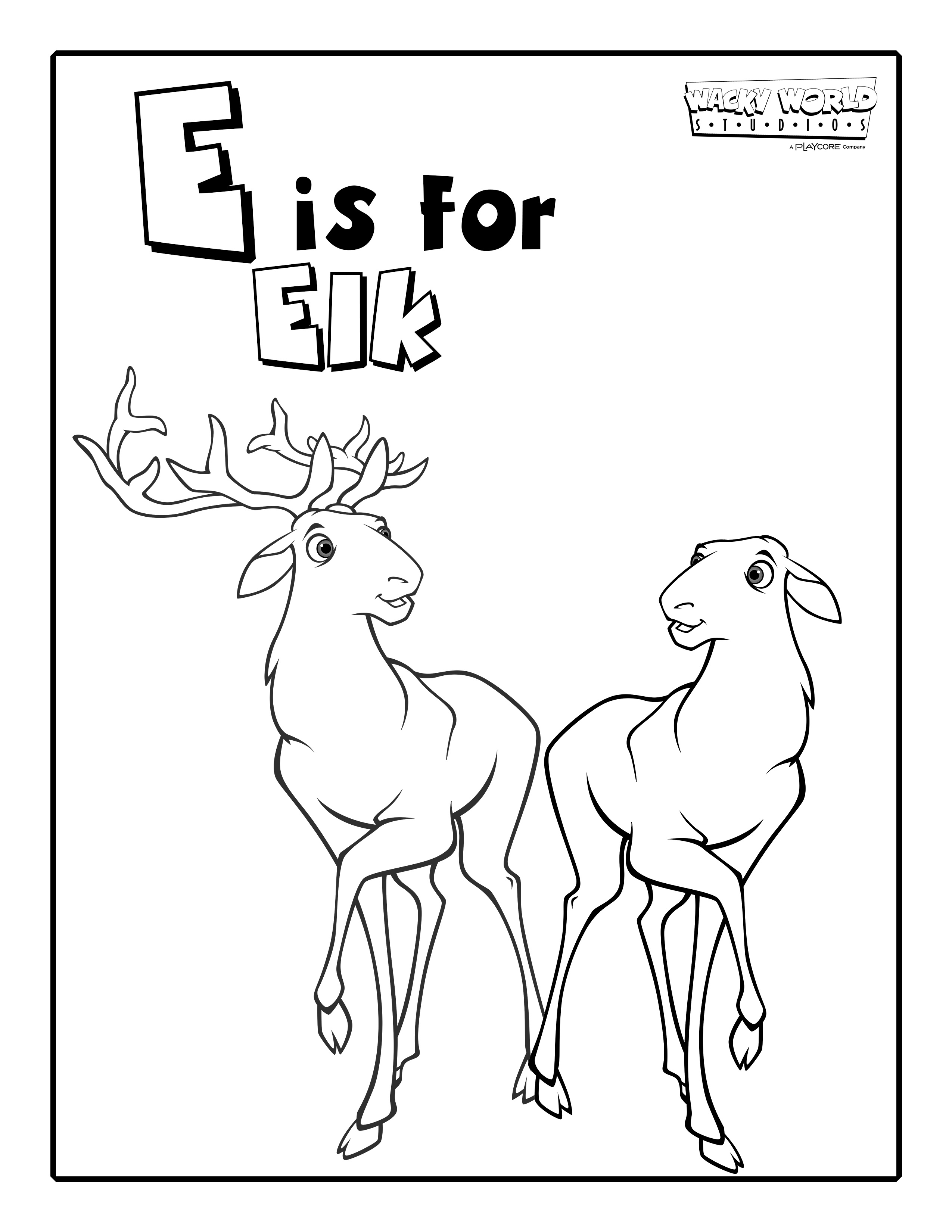 E is for Elk