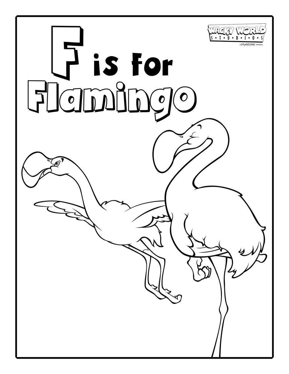 F is for Flamingo