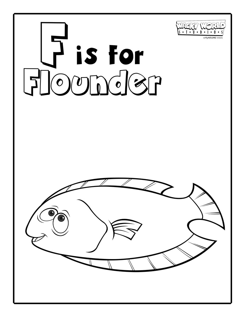 F is for Flounder