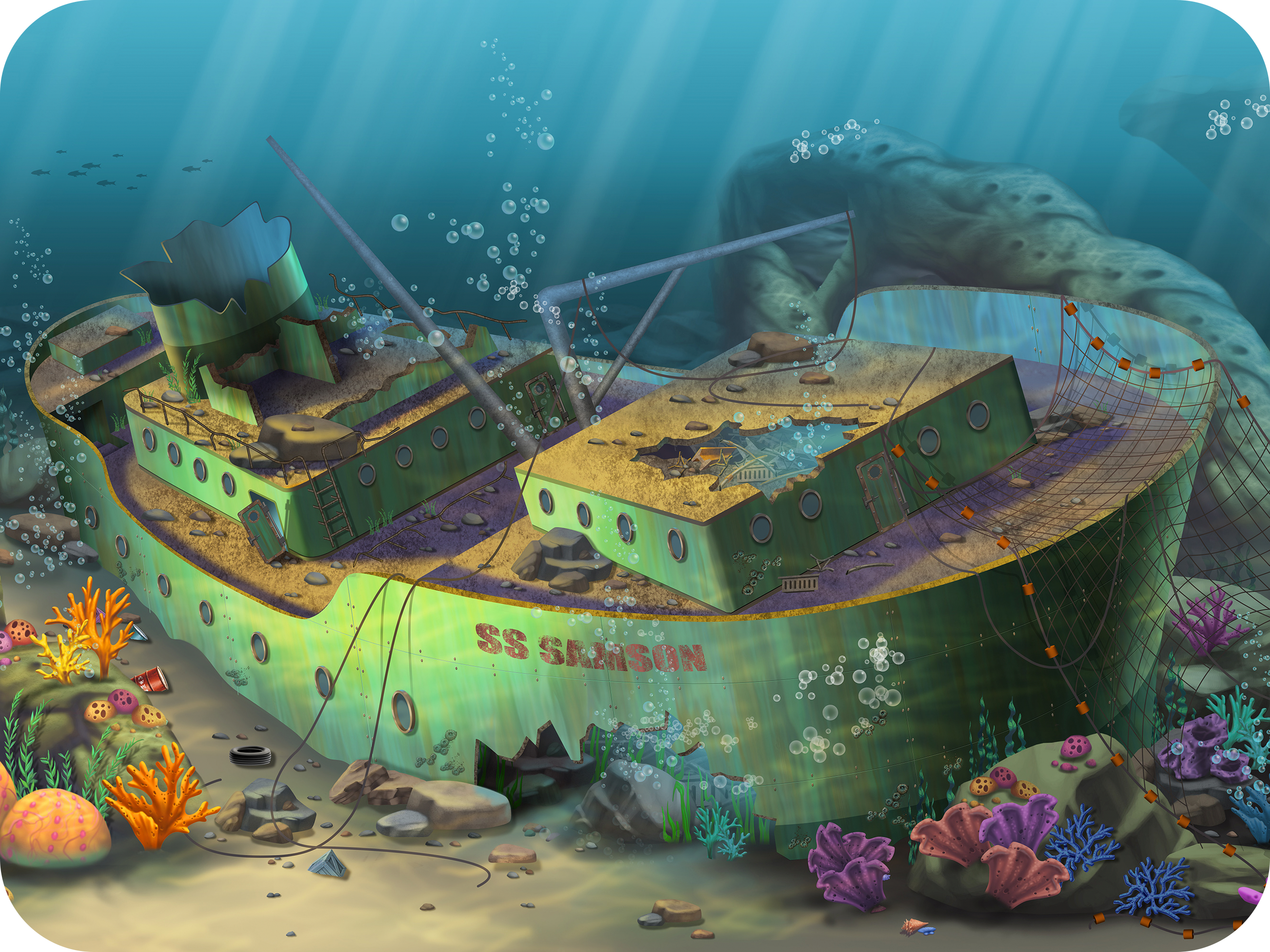 Forgotten Wreck_art