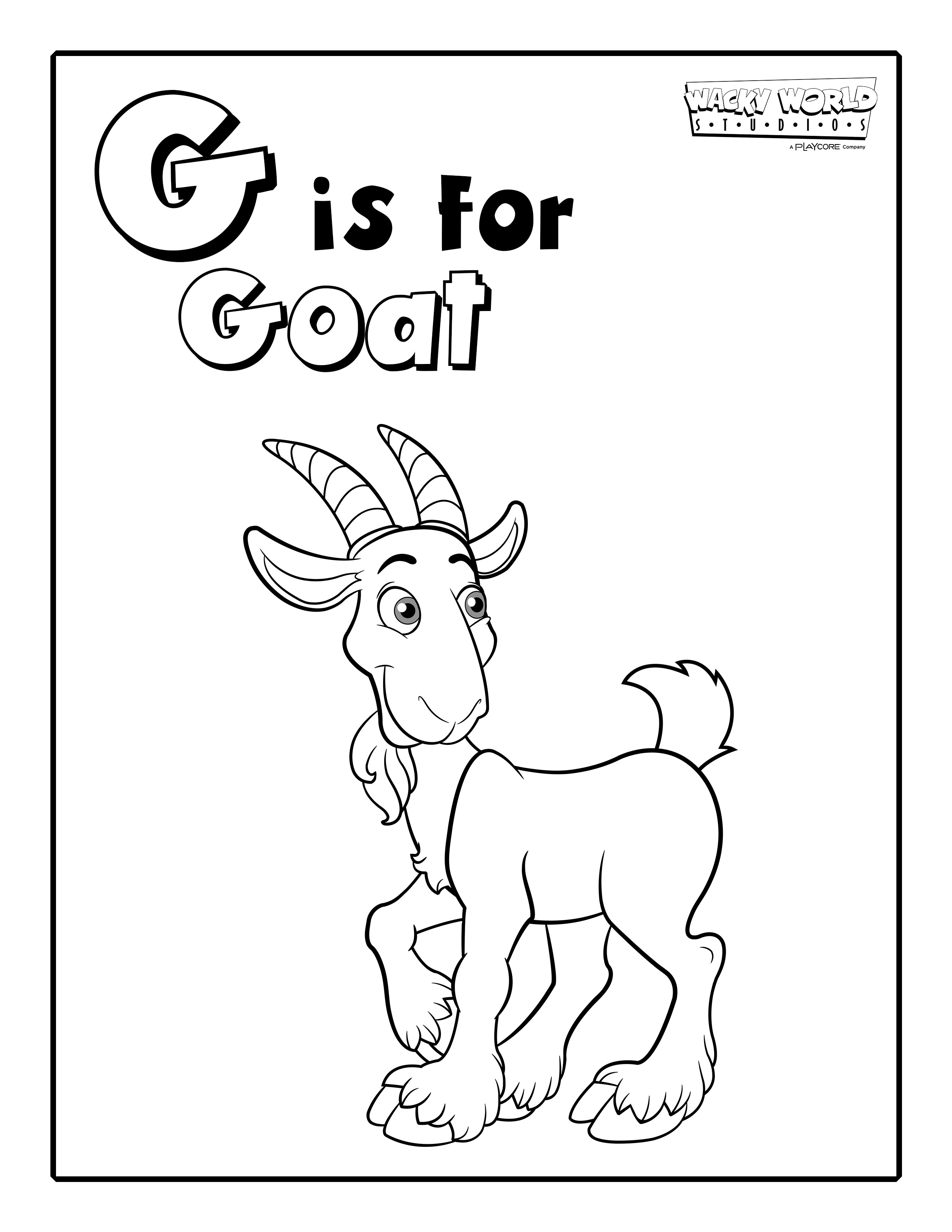 G is for Goat