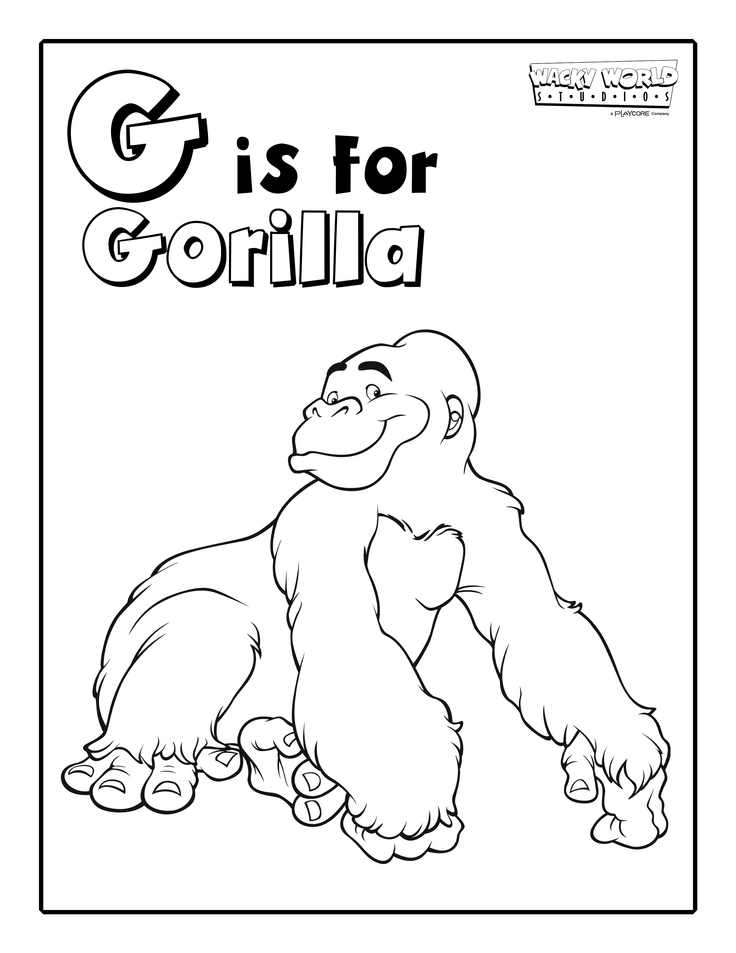 G is for Gorilla