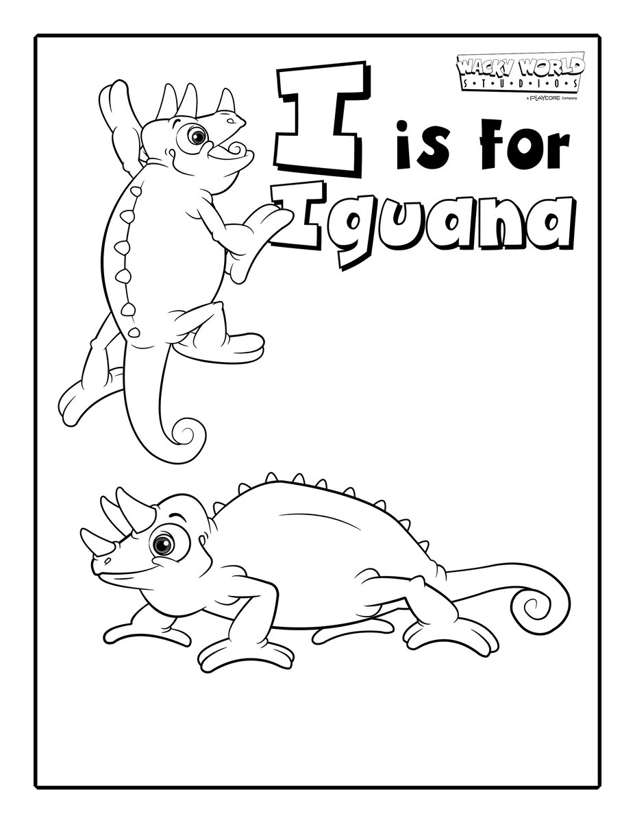 I is for Iguana