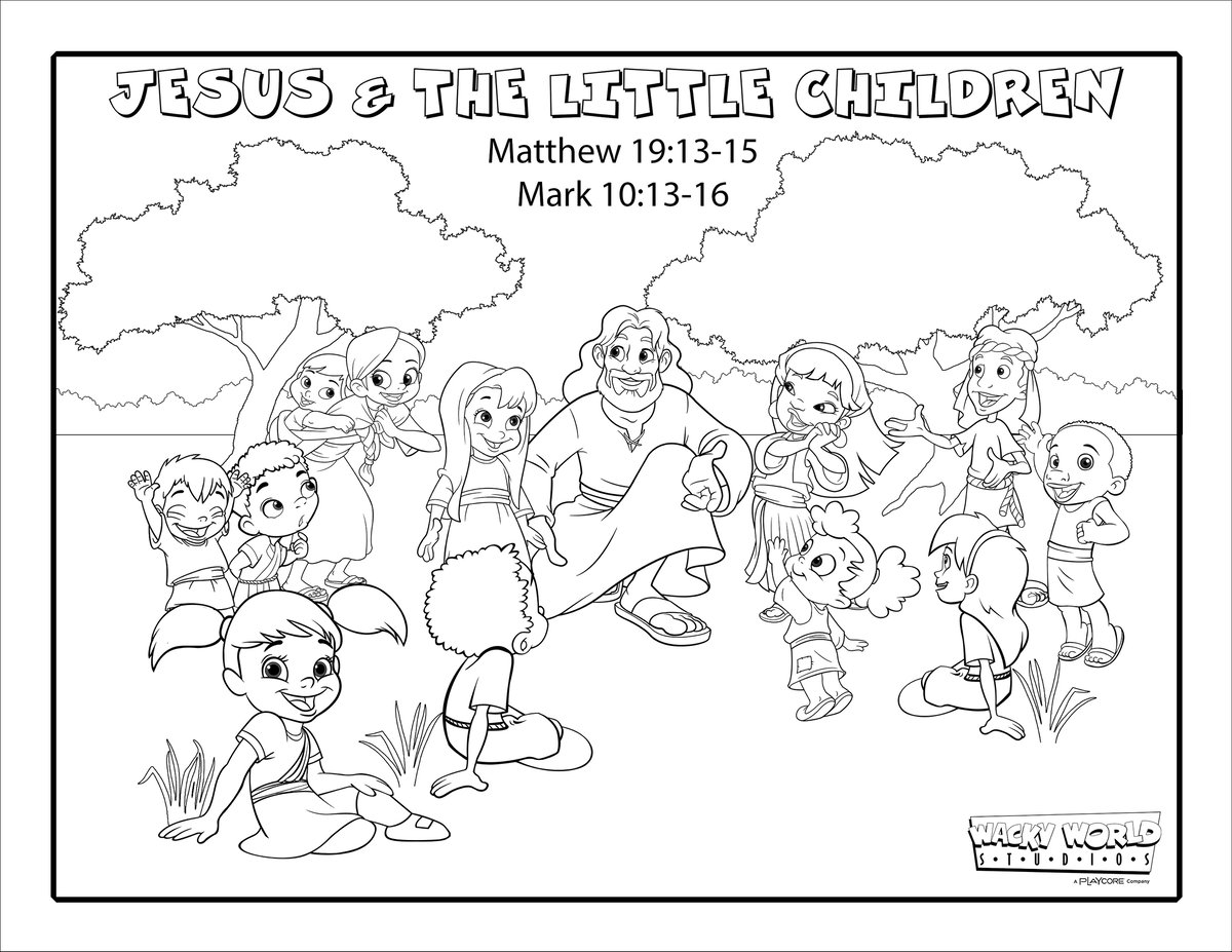 Jesus & the Little Children-1