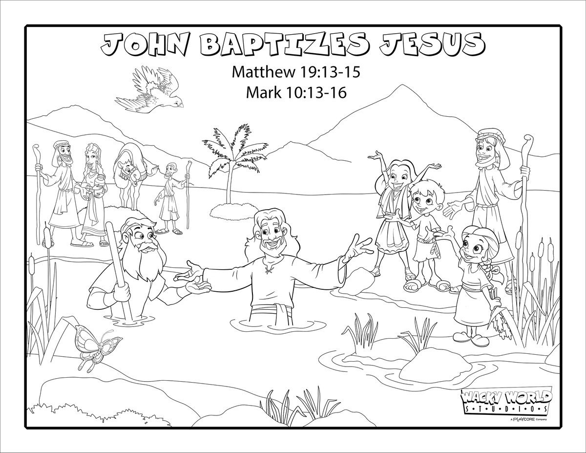 John Baptizes Jesus