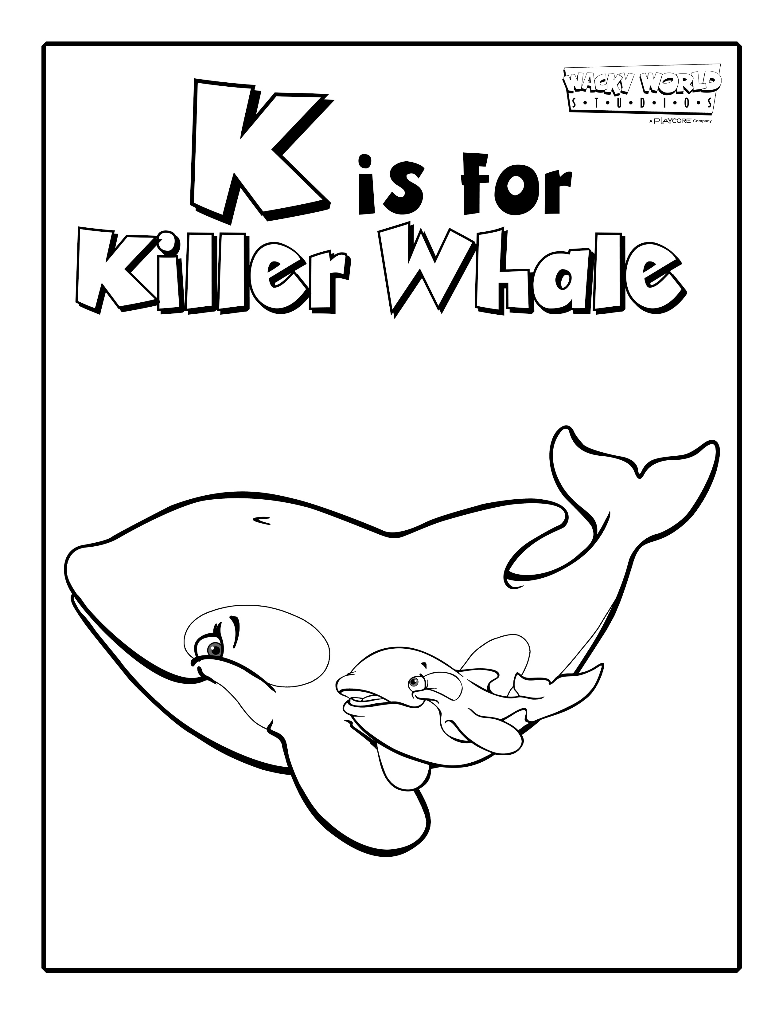 K is for Killer Whale
