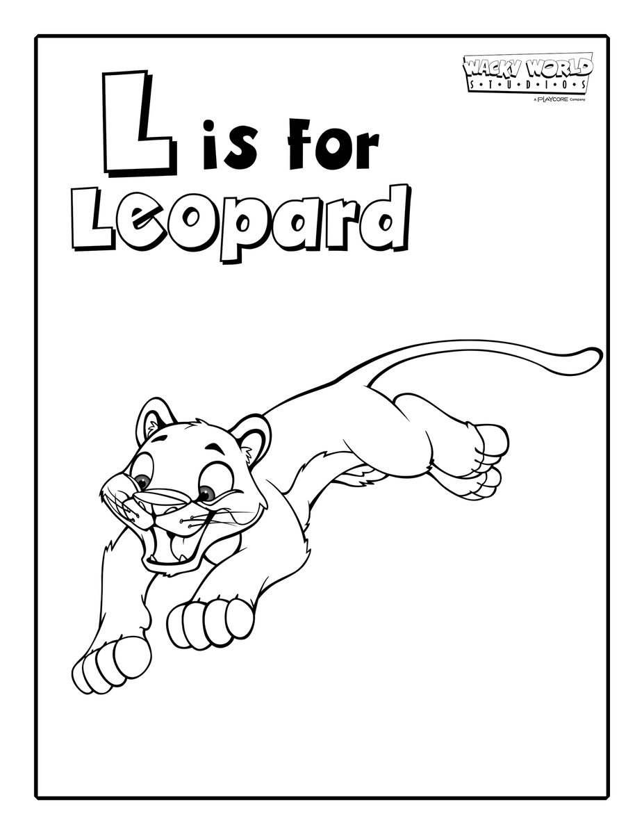 L is for Leopard