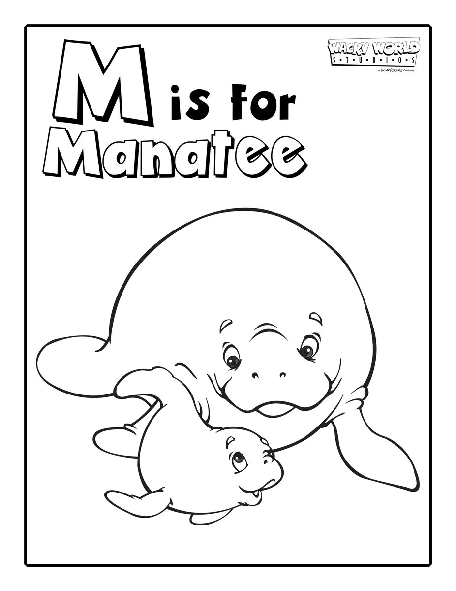 M is for Manatee