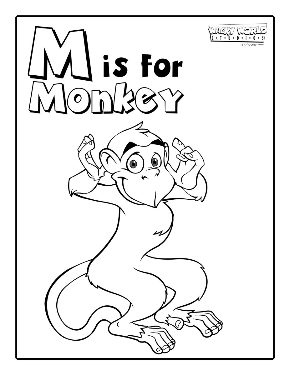 M is for Monkey