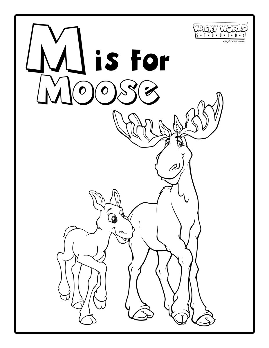 M is for Moose