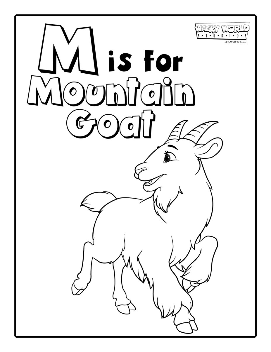 M is for Mountain Goat