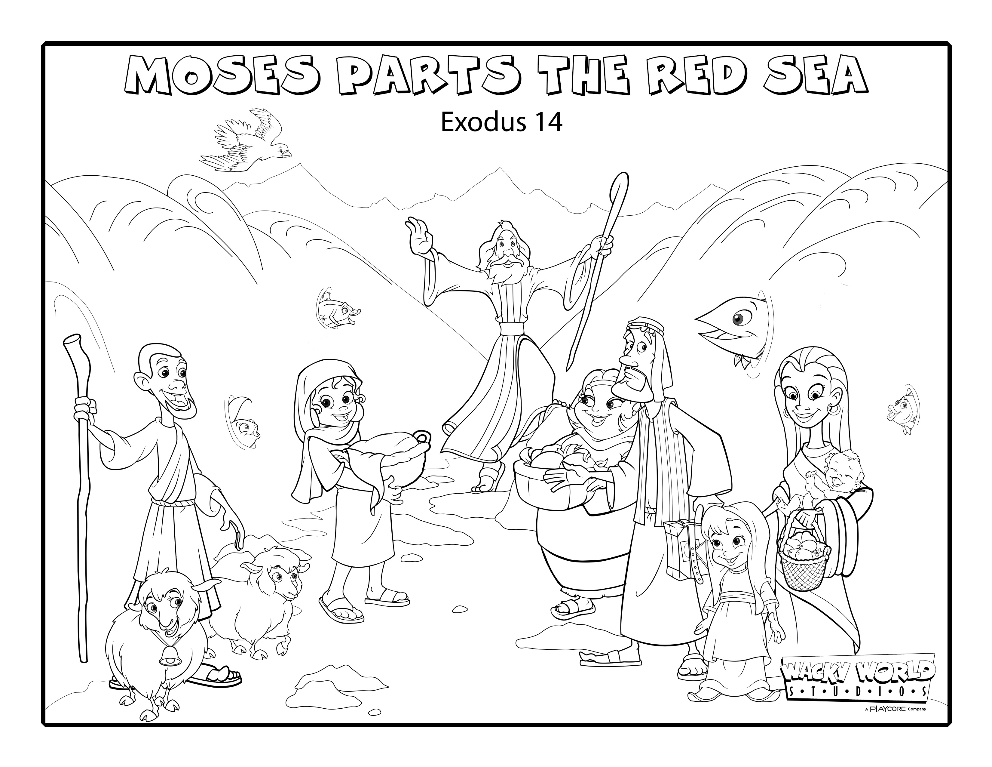 Moses Parts the Red Sea