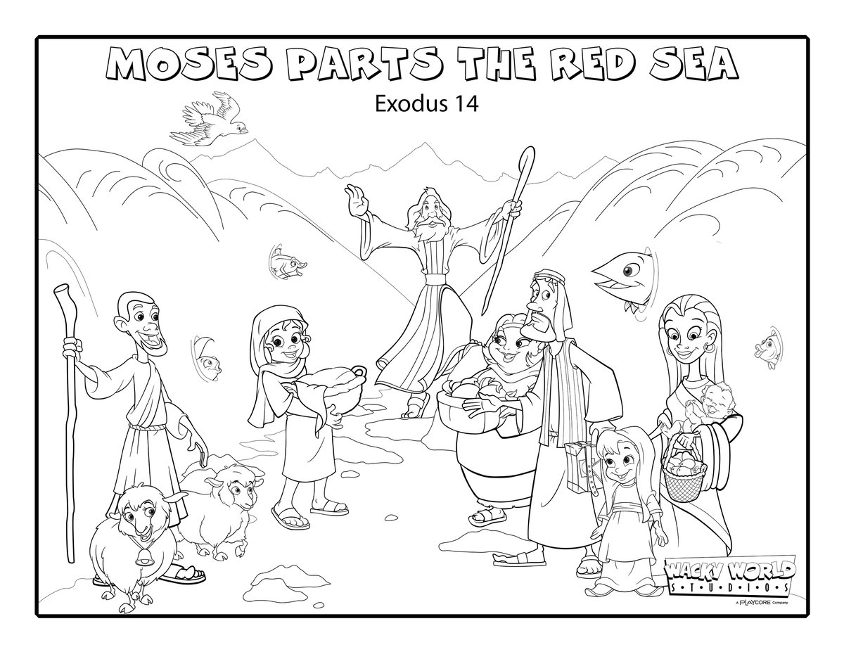 Moses Parts the Red Sea