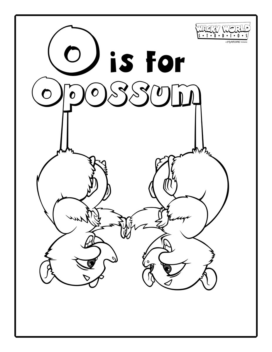 O is for Opossum