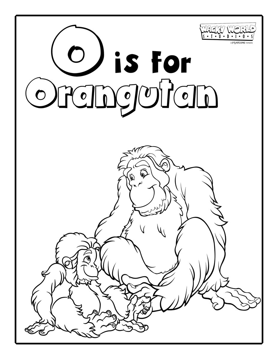 O is for Orangutan