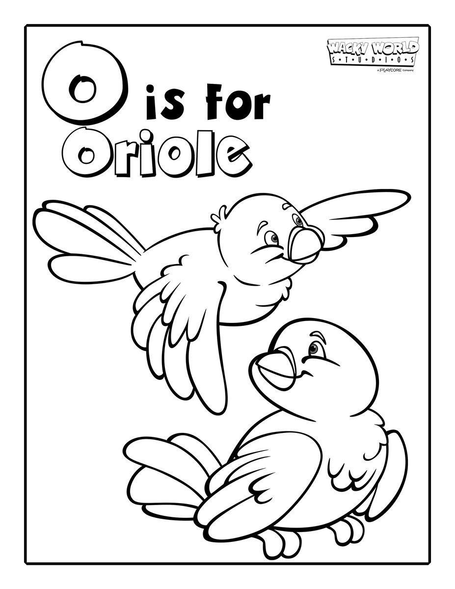 O is for Oriole