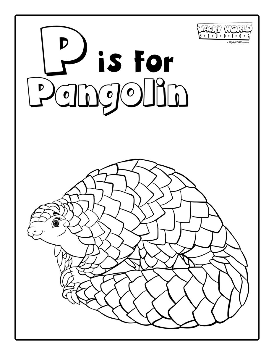 P is for Pangolin