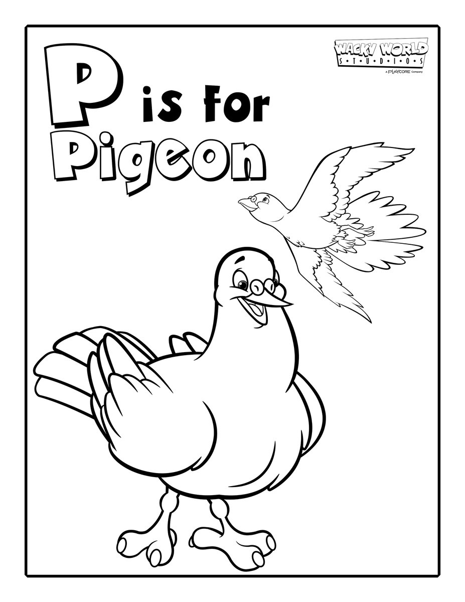 P is for Pigeon