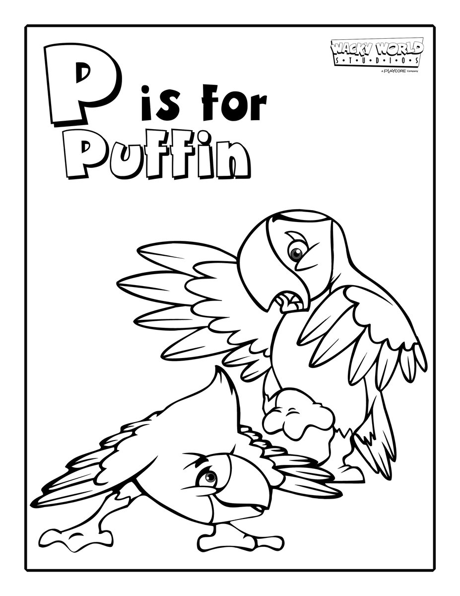 P is for Puffin