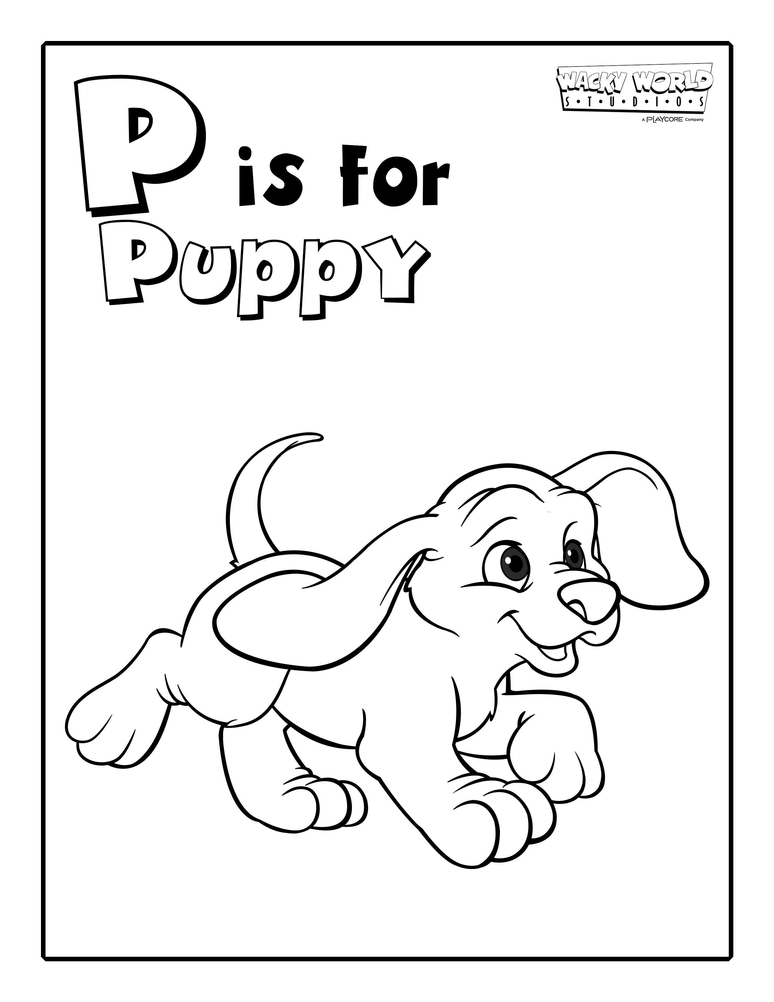 P is for Puppy