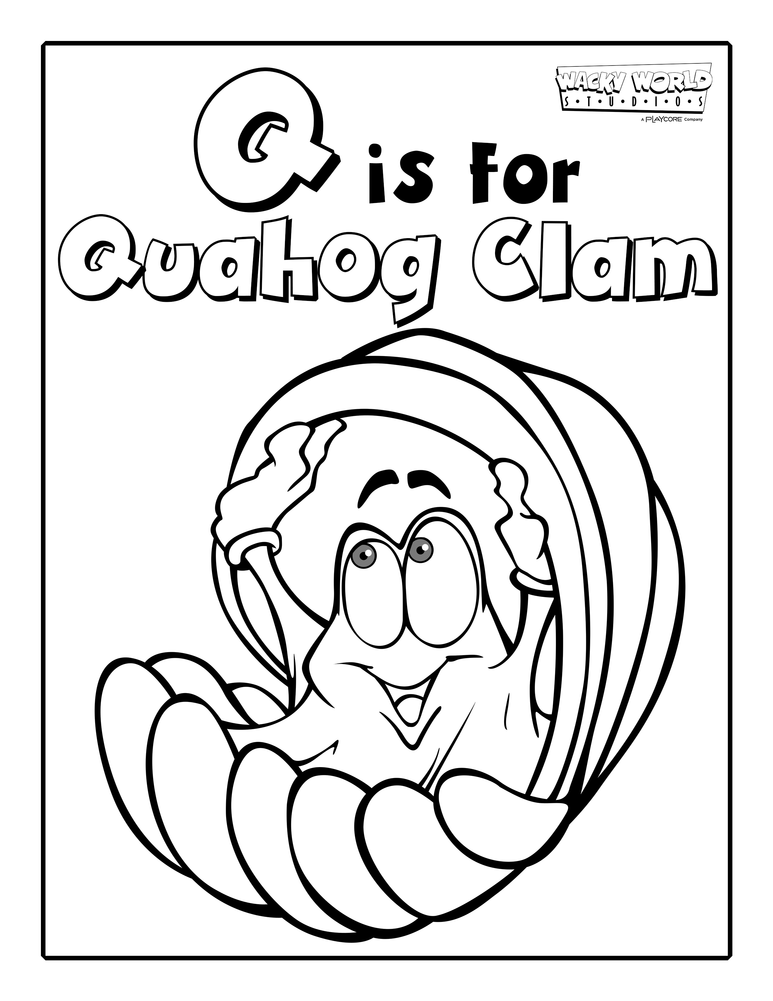 Q is for Quahog Clam