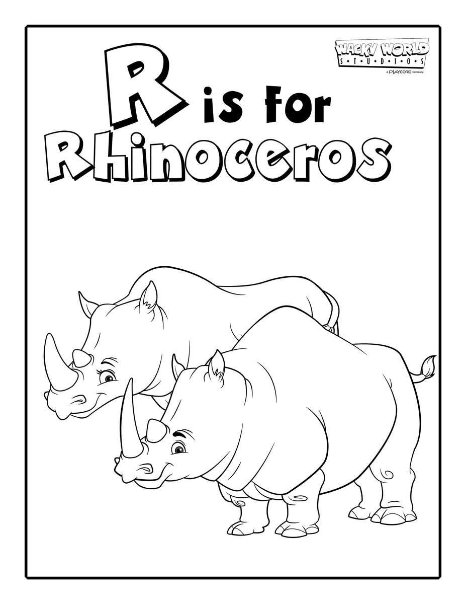 R is for Rhinoceros