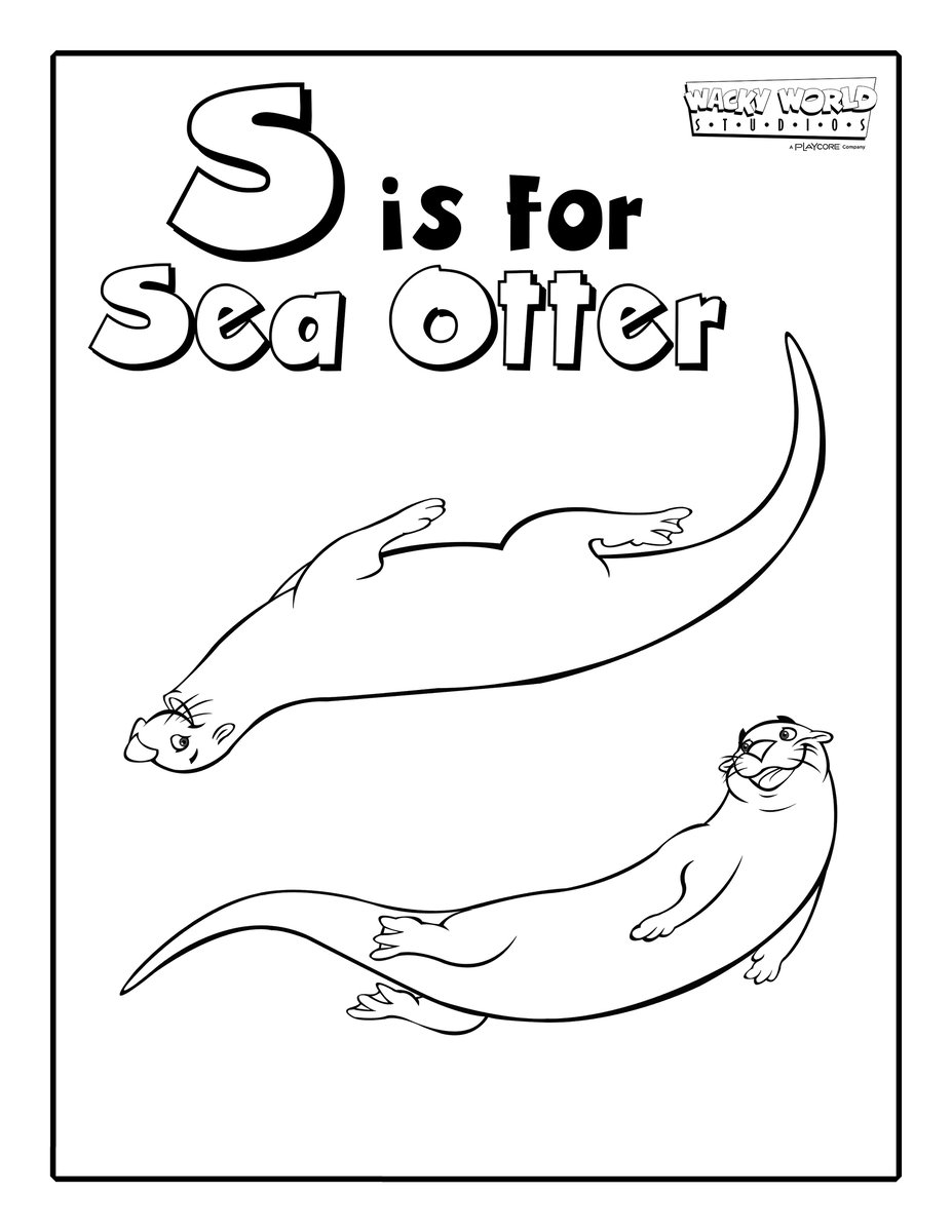 S is for Sea Otter