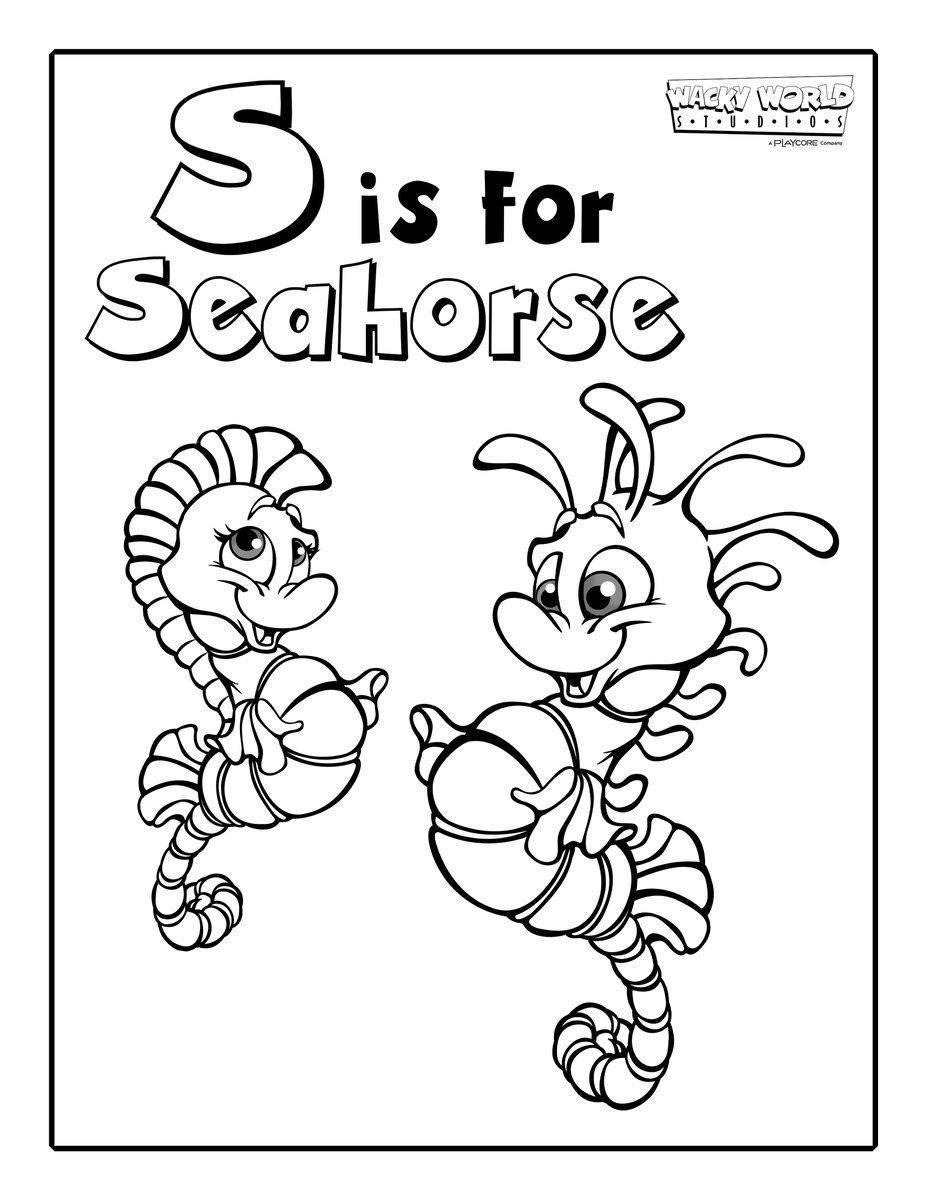 S is for Seahorse