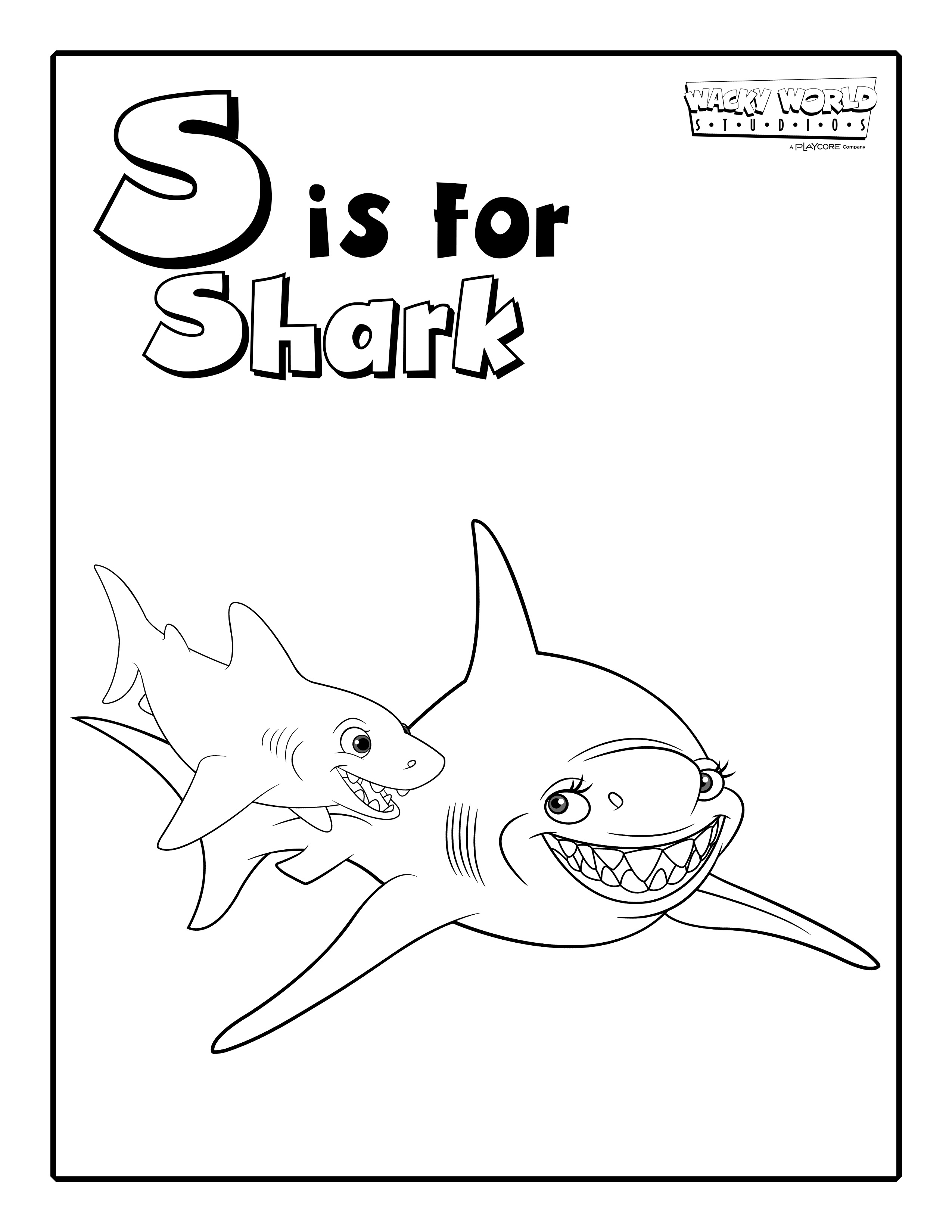 S is for Shark