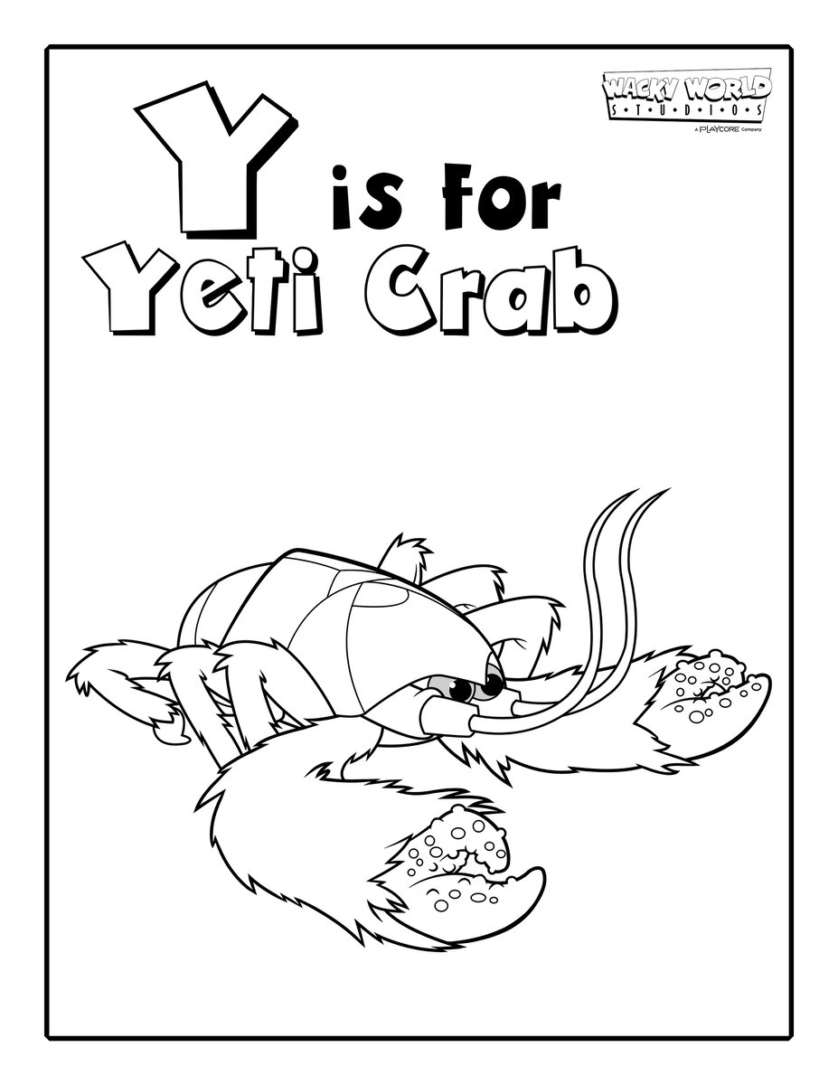 Y is for Yeti Crab